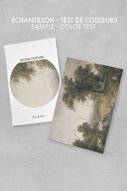 OLEKA CANVAS - BREATHER, Oeuvre sur toile étirée, encadré Naturel Clair