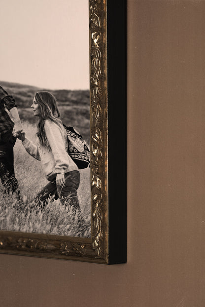 Toile vintage encadrée personnalisée