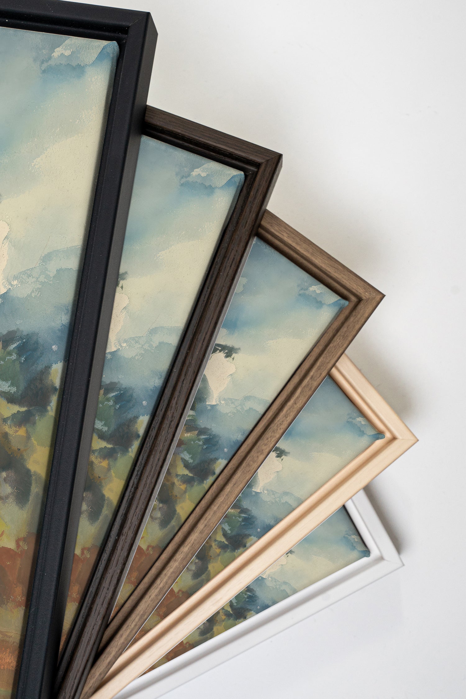 WILD GROVE, Artwork on stretched canvas, framed in black