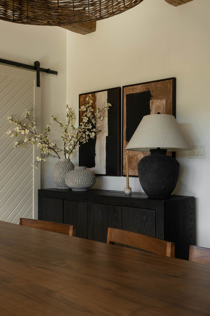 OLEKA CANVAS - DUO INK METAPHOR, 2 Oeuvres sur toile étirée, encadré Noir