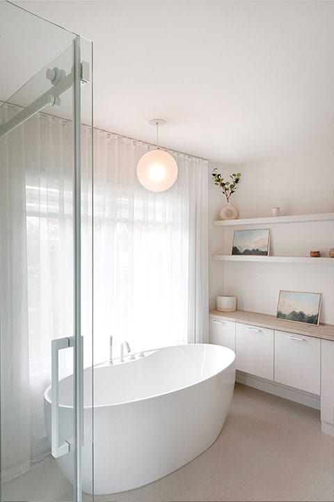 OLEKA CANVAS - DAWN II, Oeuvre sur toile étirée, encadré Naturel Clair