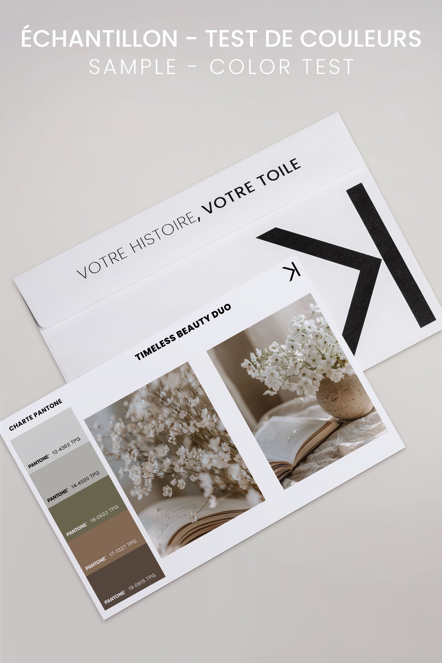 OLEKA CANVAS - TIMELESS BEAUTY DUO, 2 Oeuvres sur toile étirée, encadré Noir