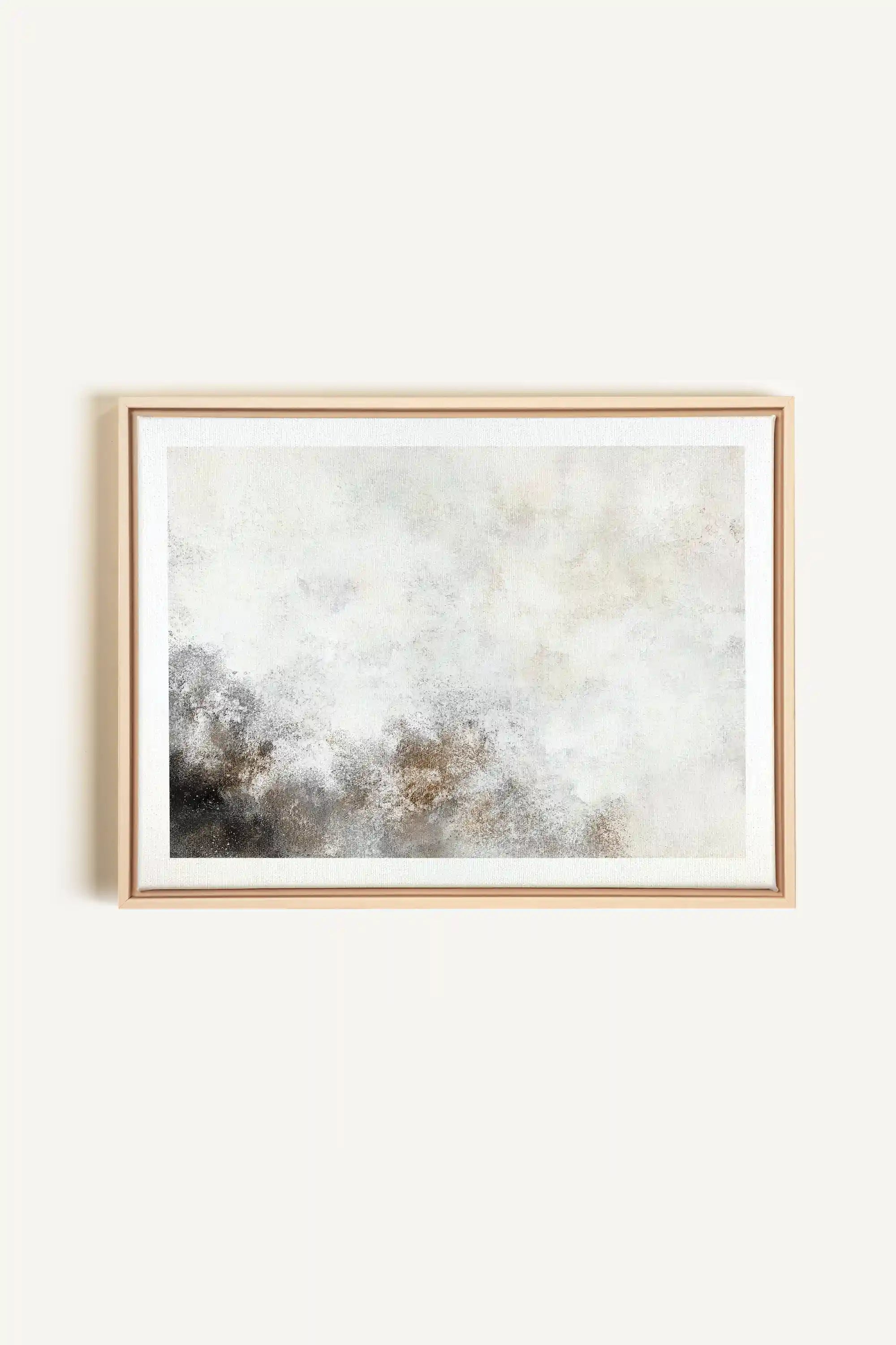 FADED ESSENCE, Artwork on stretched canvas, framed Natural Light