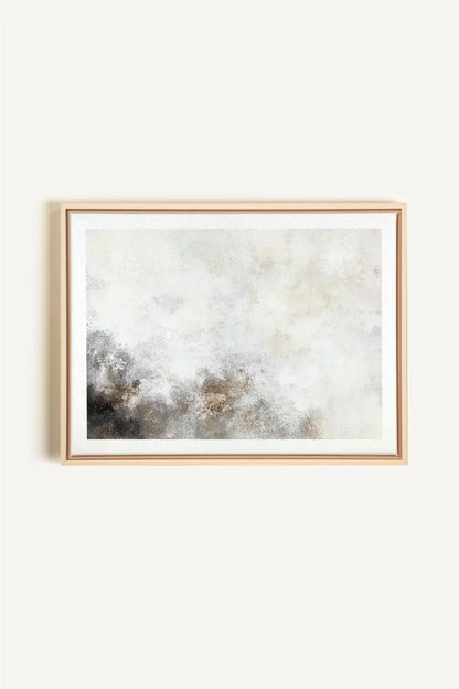 FADED ESSENCE, Artwork on stretched canvas, framed Natural Light