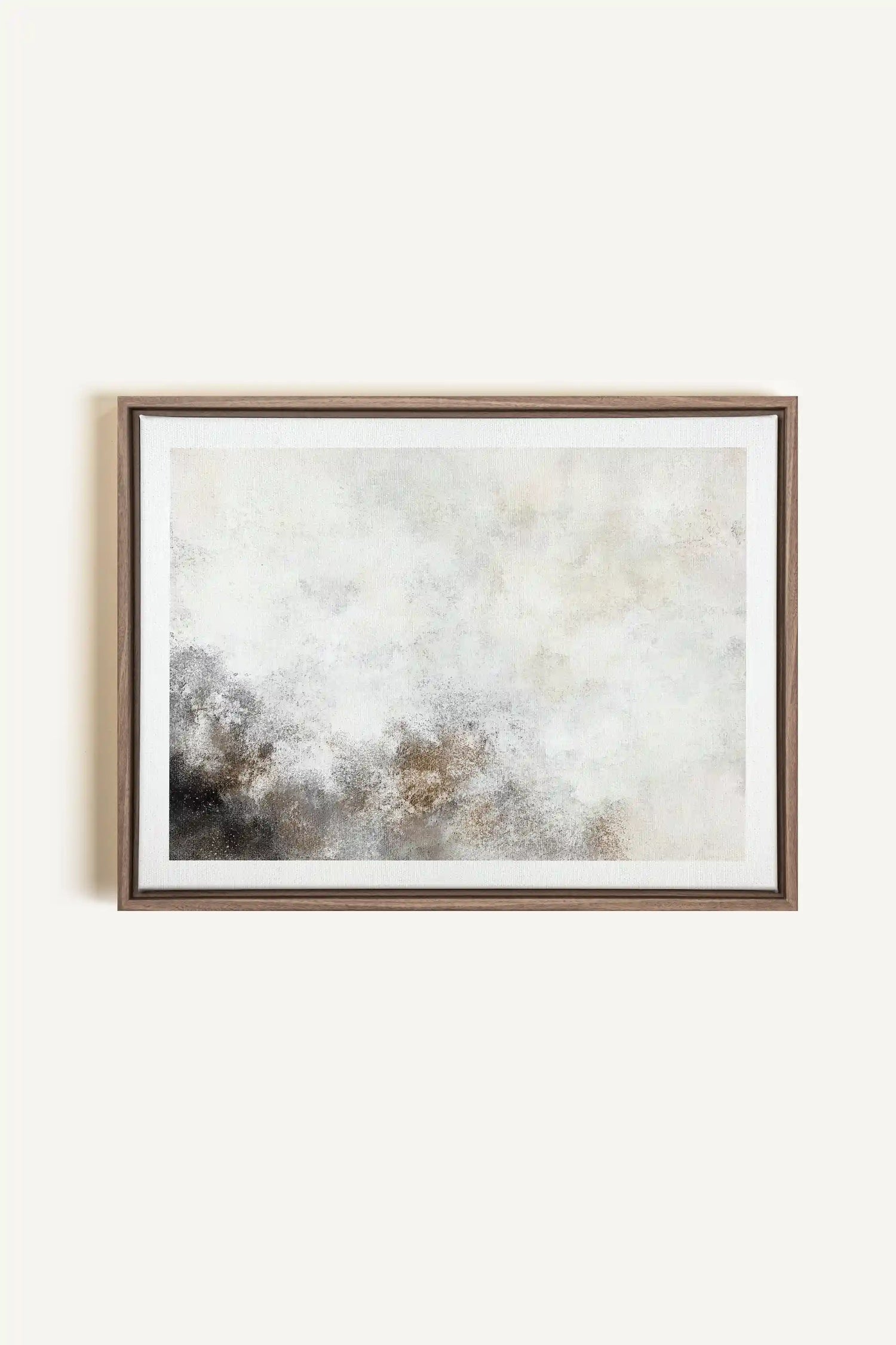 FADED ESSENCE, Oeuvre sur toile étirée, encadré Brun Chêne