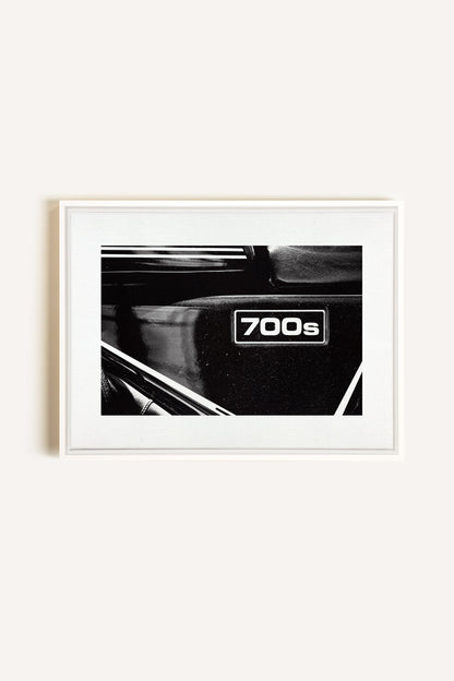 FAST LANE, Artwork on stretched canvas, framed in white