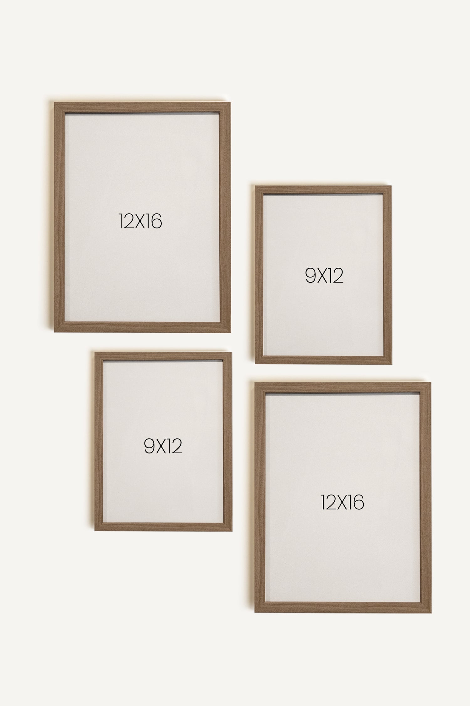 Toile personnalisé, ensemble de 4 œuvres sur toile rigide