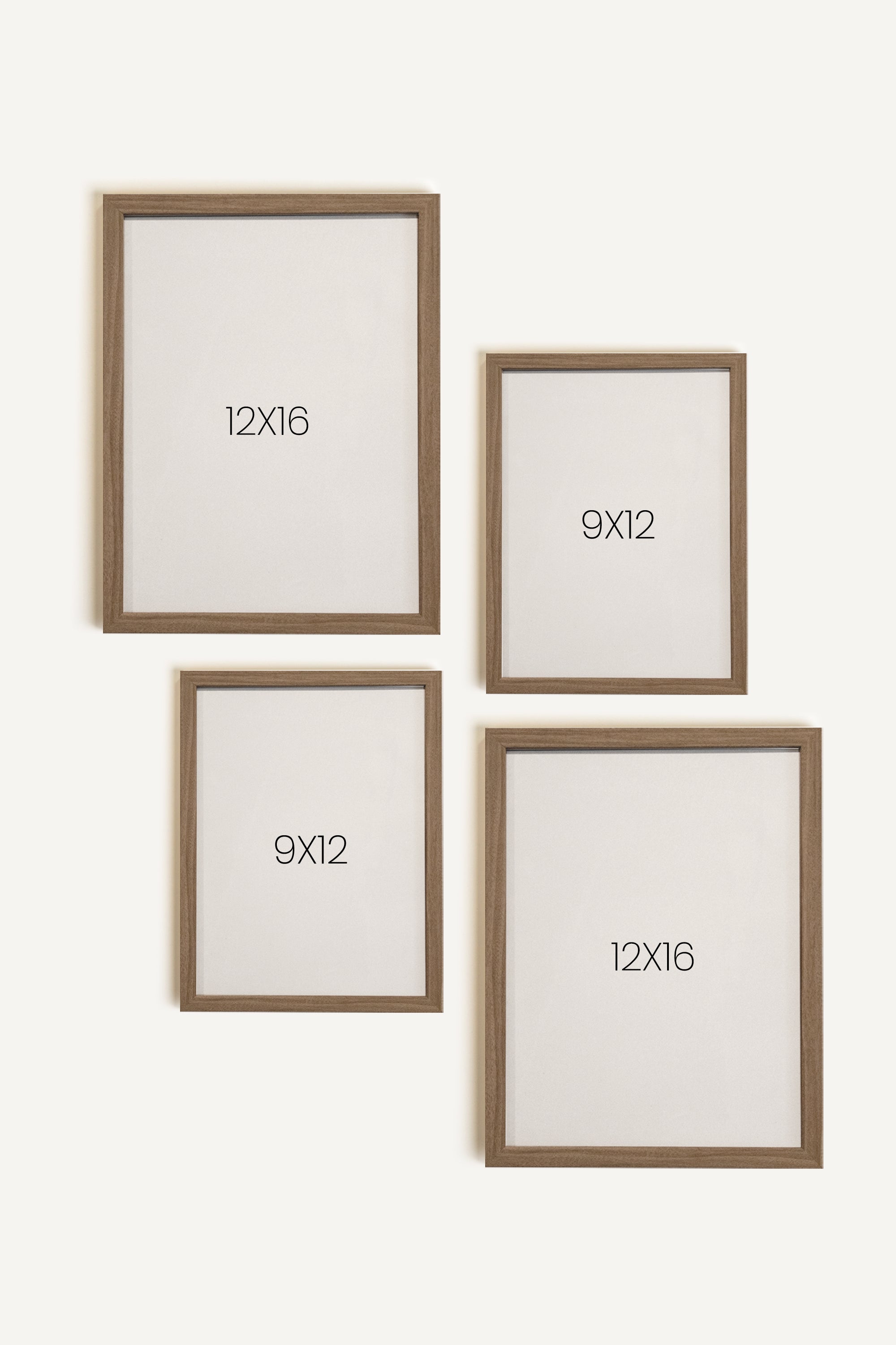 Toile personnalisé, ensemble de 4 œuvres sur toile rigide