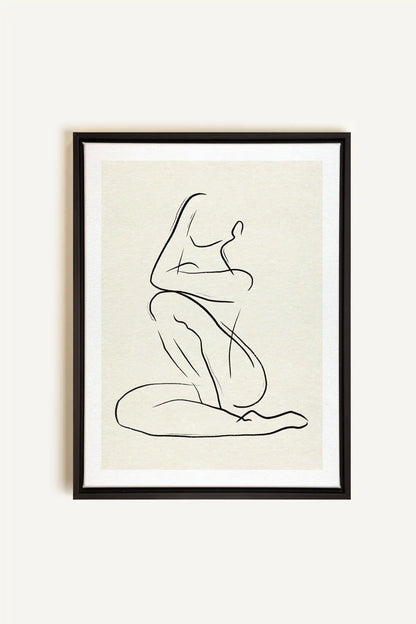 GESTURE OF PEACE, Oeuvre sur toile étirée, encadré Noir