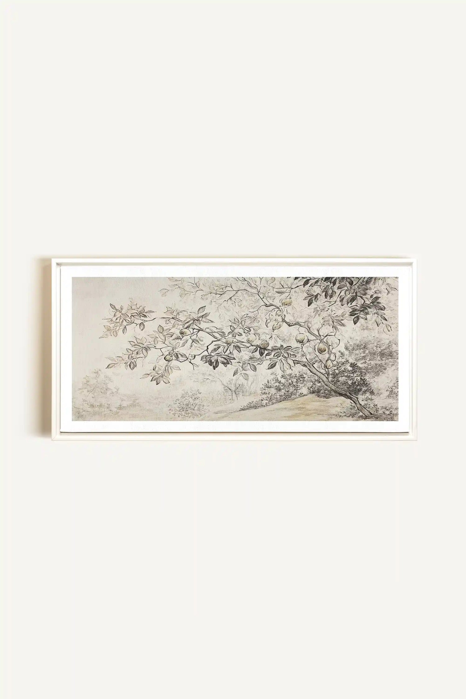 GOLDEN HARVEST, Artwork on stretched canvas, framed in white