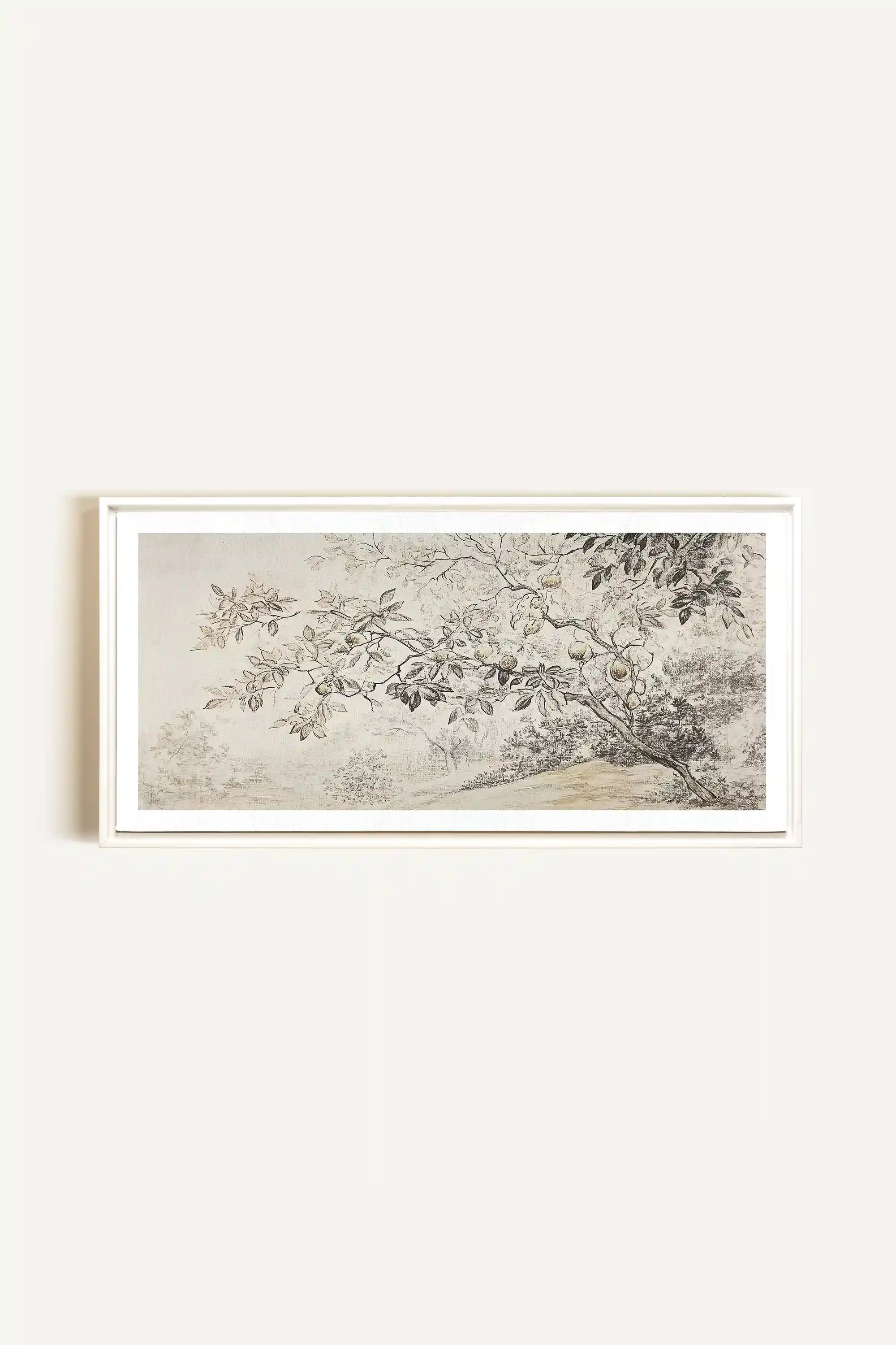 GOLDEN HARVEST, Artwork on stretched canvas, framed in white