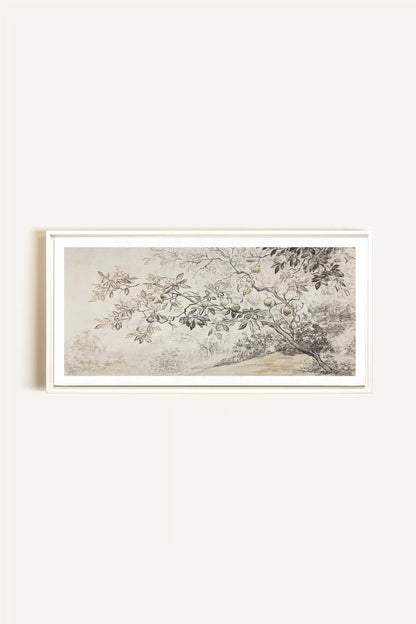 GOLDEN HARVEST, Artwork on stretched canvas, framed in white