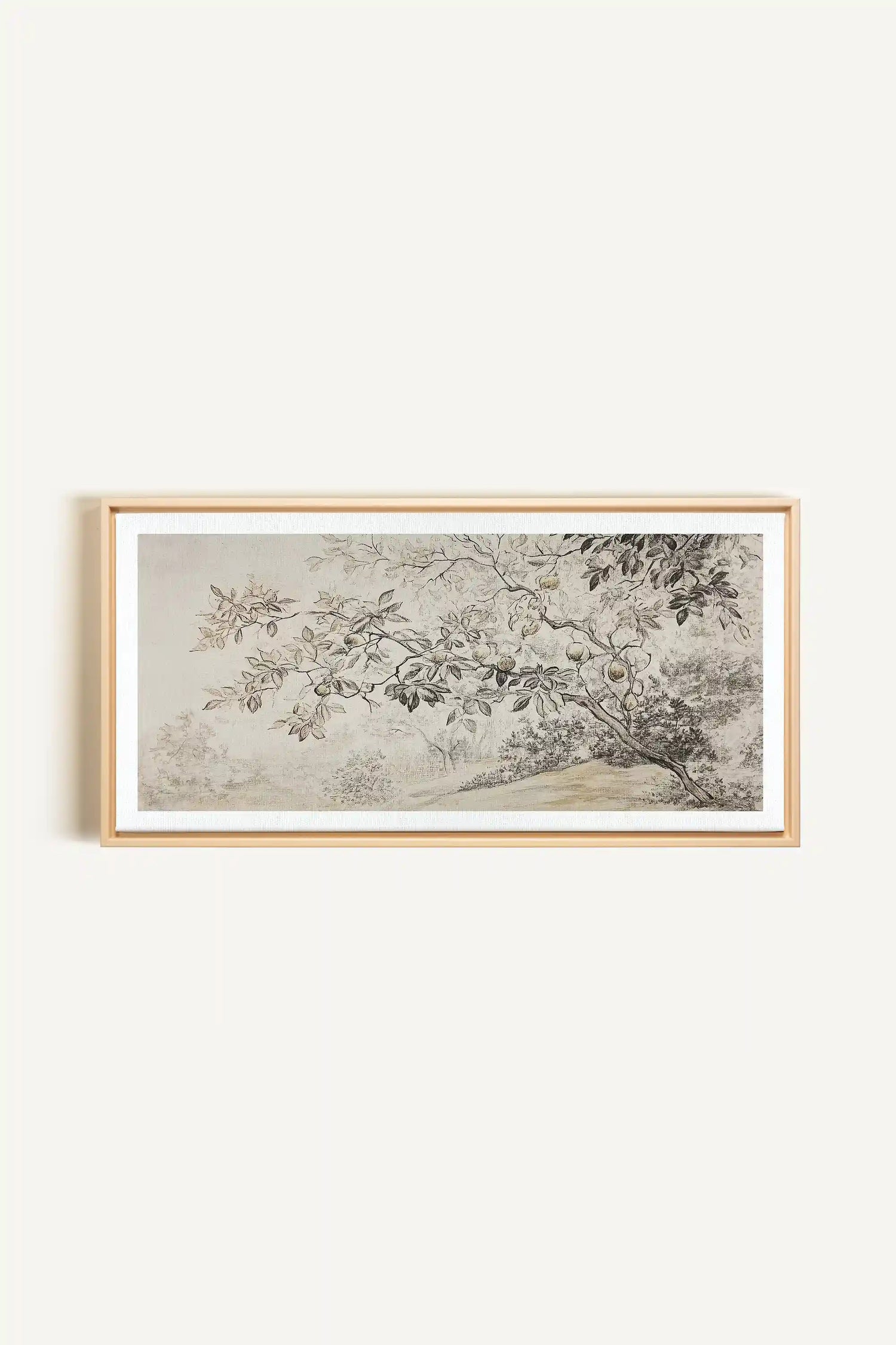 GOLDEN HARVEST, Oeuvre sur toile étirée, encadré Naturel Clair