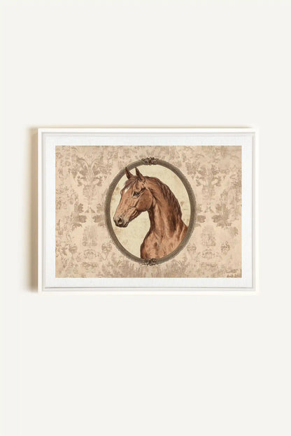 GRÂCE ROYALE, Oeuvre sur toile étirée, encadré Blanc