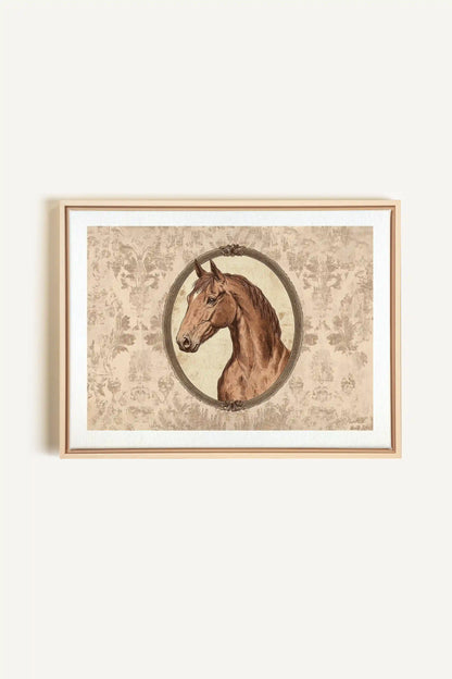 GRÂCE ROYALE, Artwork on stretched canvas, framed Natural Light