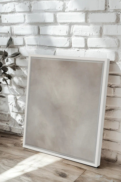 HAZES, Artwork on stretched canvas, framed in white