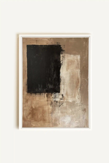 INK METAPHOR II, Artwork on stretched canvas, framed in white