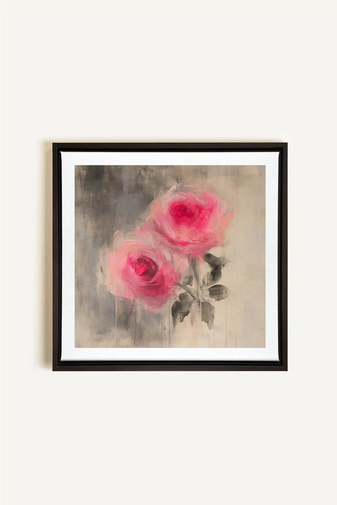 MIDNIGHT VELVET, Artwork on stretched canvas, framed in black