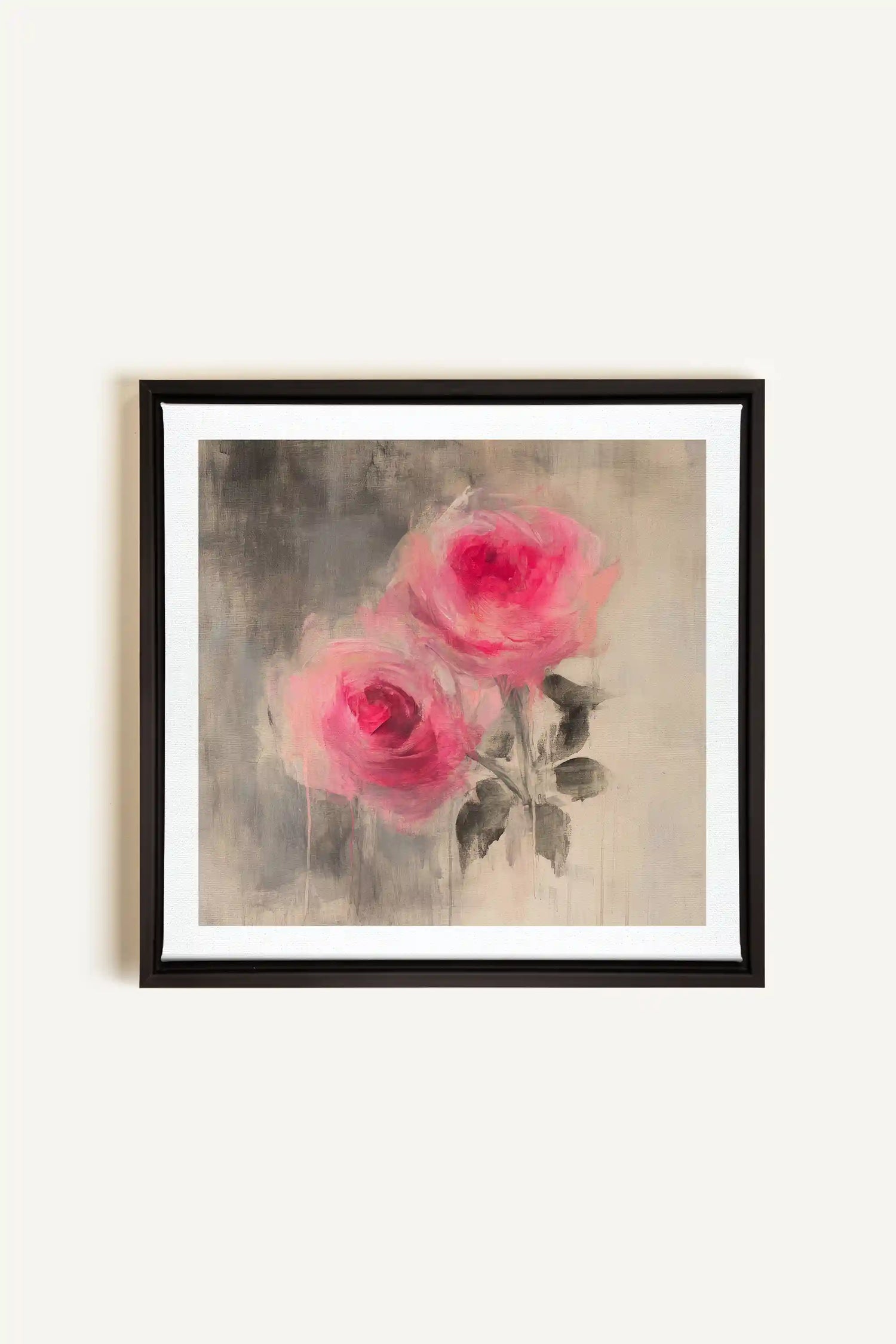 MIDNIGHT VELVET, Artwork on stretched canvas, framed in black