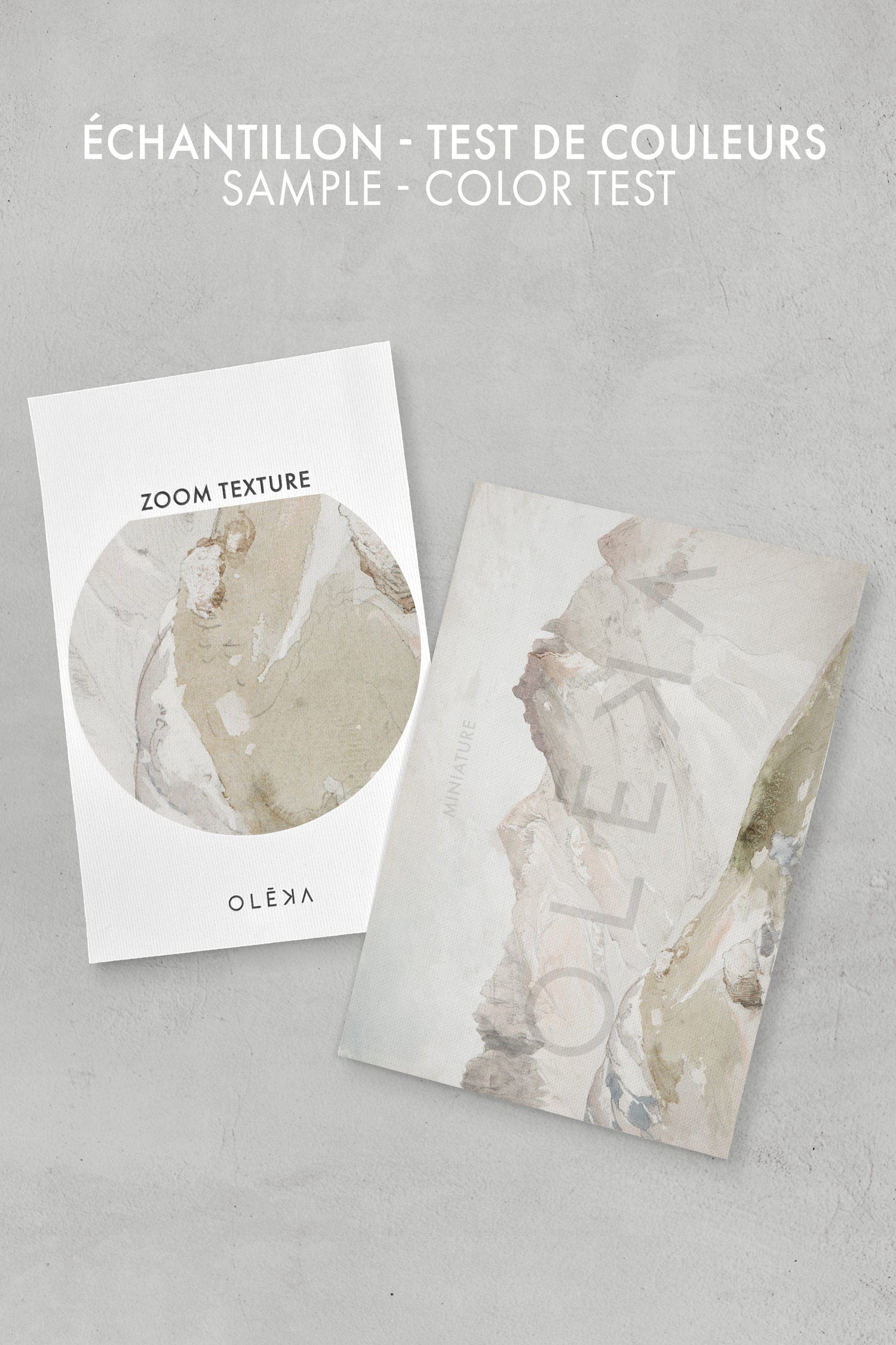 OLEKA CANVAS - MOUNTAIN VIEW, Oeuvre sur toile étirée, encadré Naturel Clair