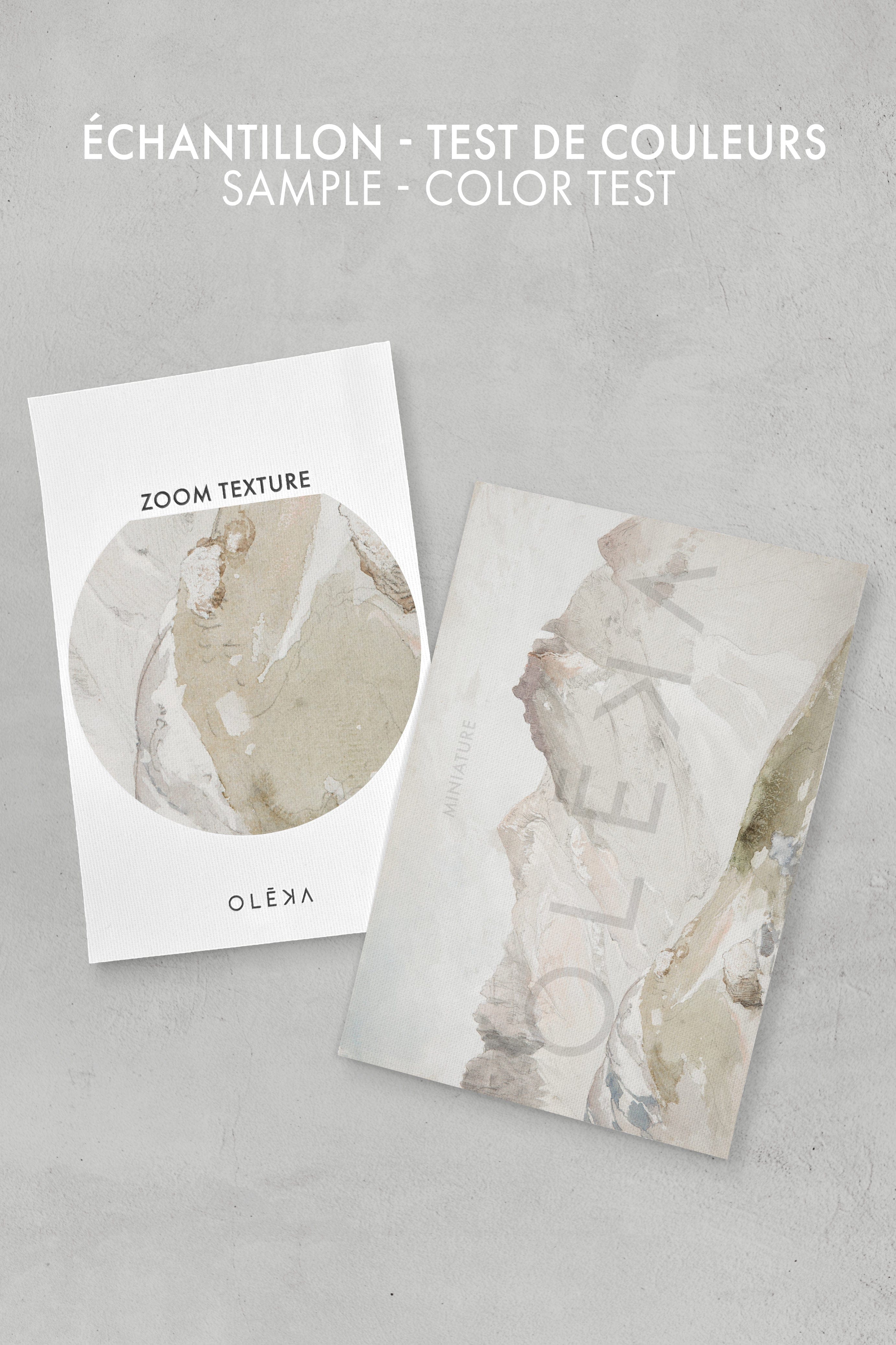 OLEKA CANVAS - MOUNTAIN VIEW, Oeuvre sur toile étirée, encadré Naturel Clair