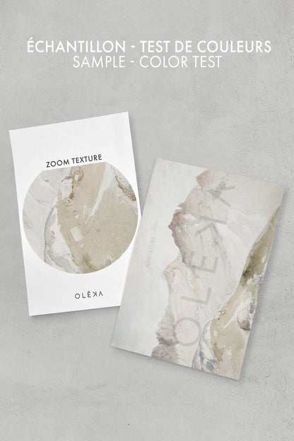 OLEKA CANVAS - MOUNTAIN VIEW, Oeuvre sur toile étirée, encadré Naturel Clair