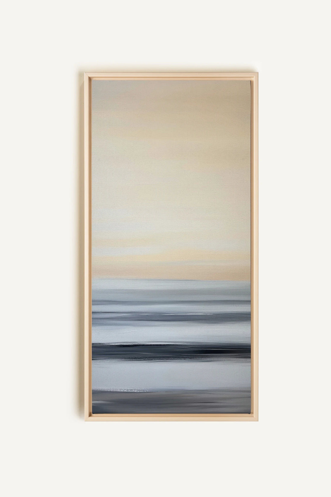 MIST ECHOES, Oeuvre sur toile étirée, encadré Naturel Clair