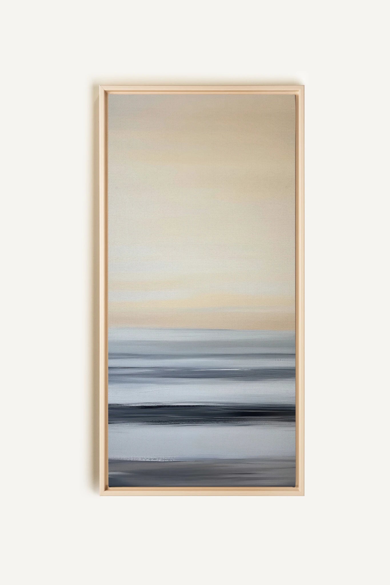 MIST ECHOES, Oeuvre sur toile étirée, encadré Naturel Clair