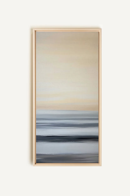 MIST ECHOES, Oeuvre sur toile étirée, encadré Naturel Clair