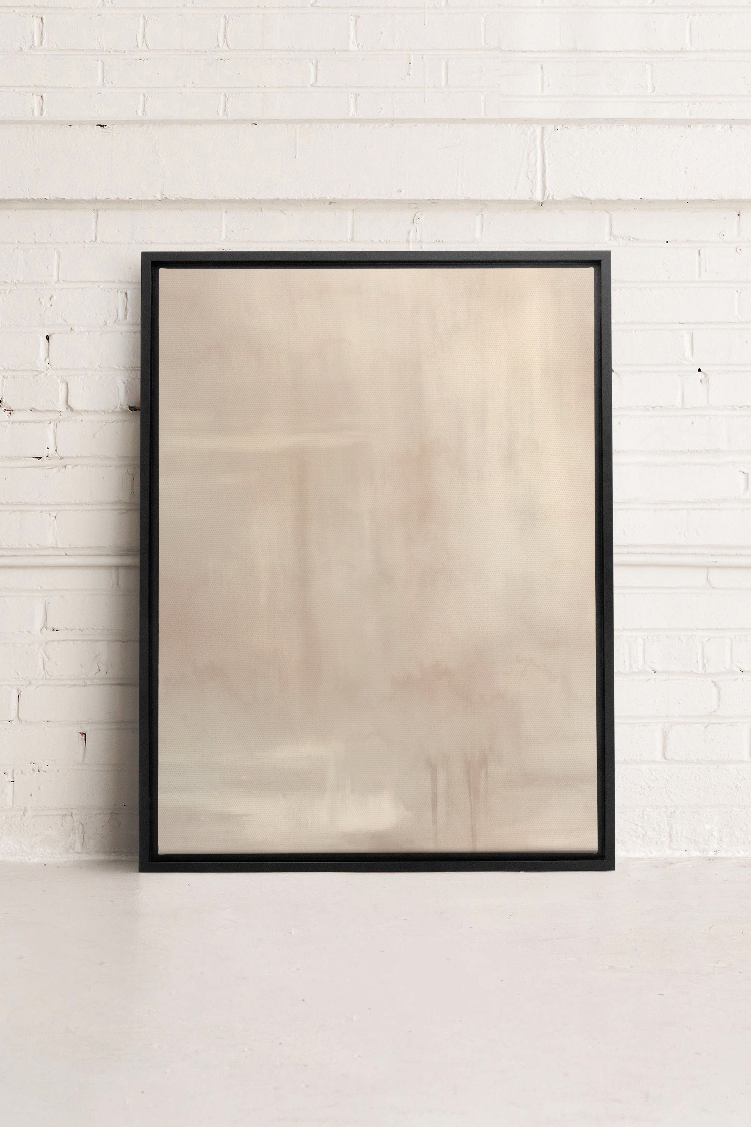 OLEKA CANVAS - ILLUMI, Oeuvre sur toile étirée, encadré Noir