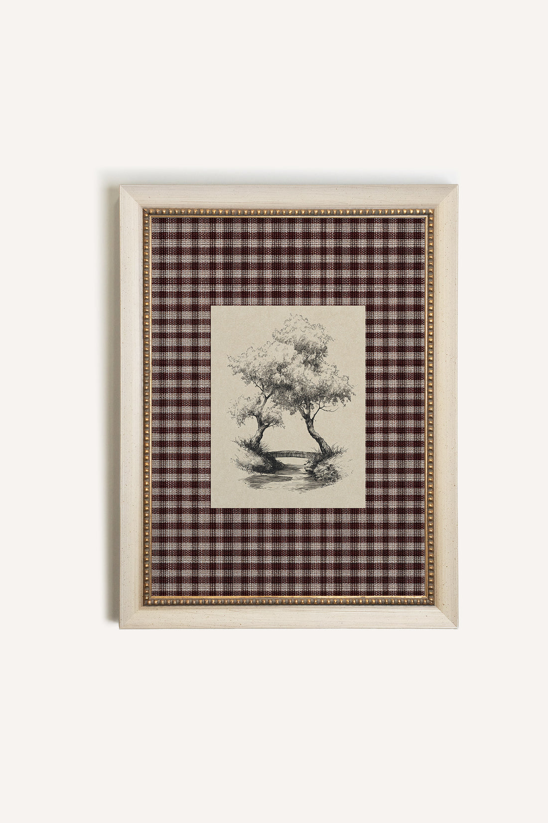 BETWEEN THE TREES, Oeuvre sur toile rigide, encadré signature Atelier Dansereau