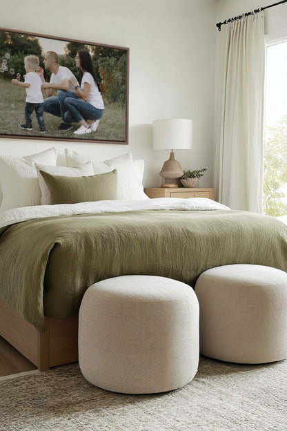 Toile étirée panoramique personnalisée (avec cadre)