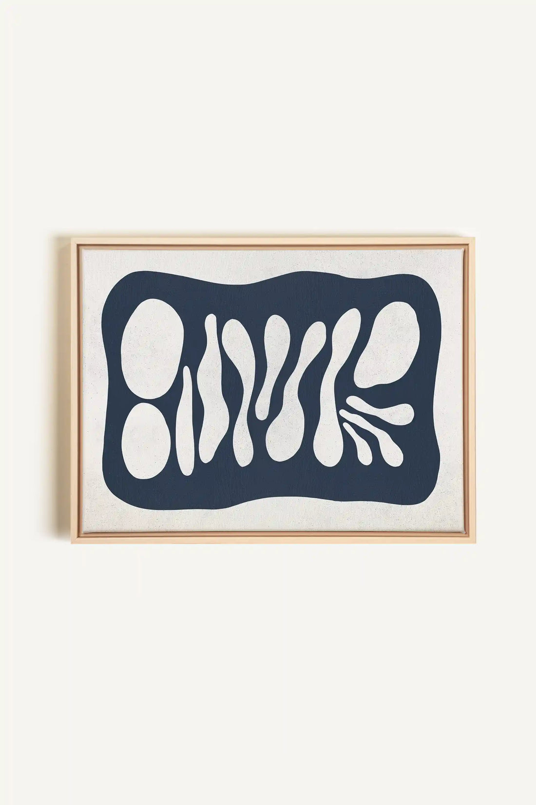 ONDE CRÉATIVE, Artwork on stretched canvas, framed Natural Light