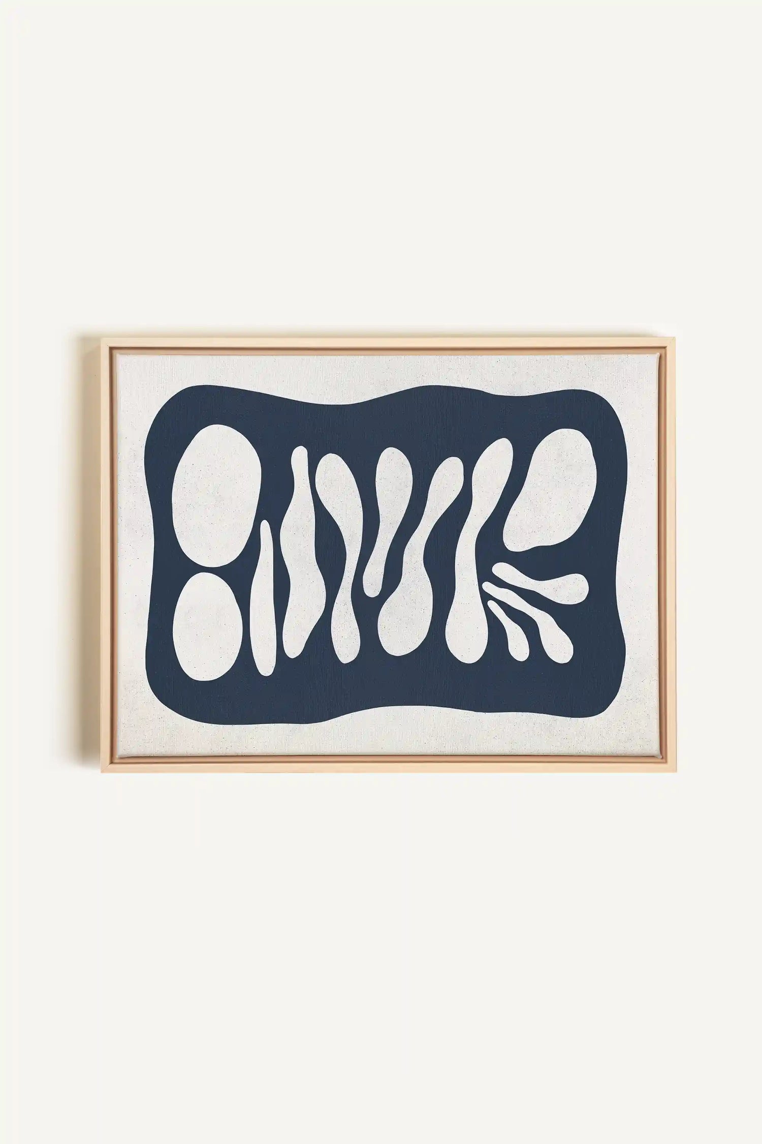 ONDE CRÉATIVE, Artwork on stretched canvas, framed Natural Light