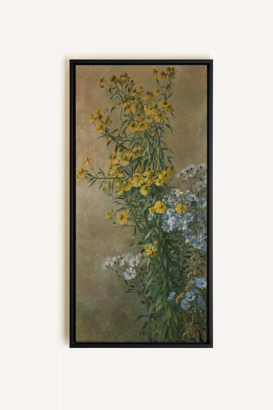 OR DES CHAMPS, Artwork on stretched canvas, framed in black