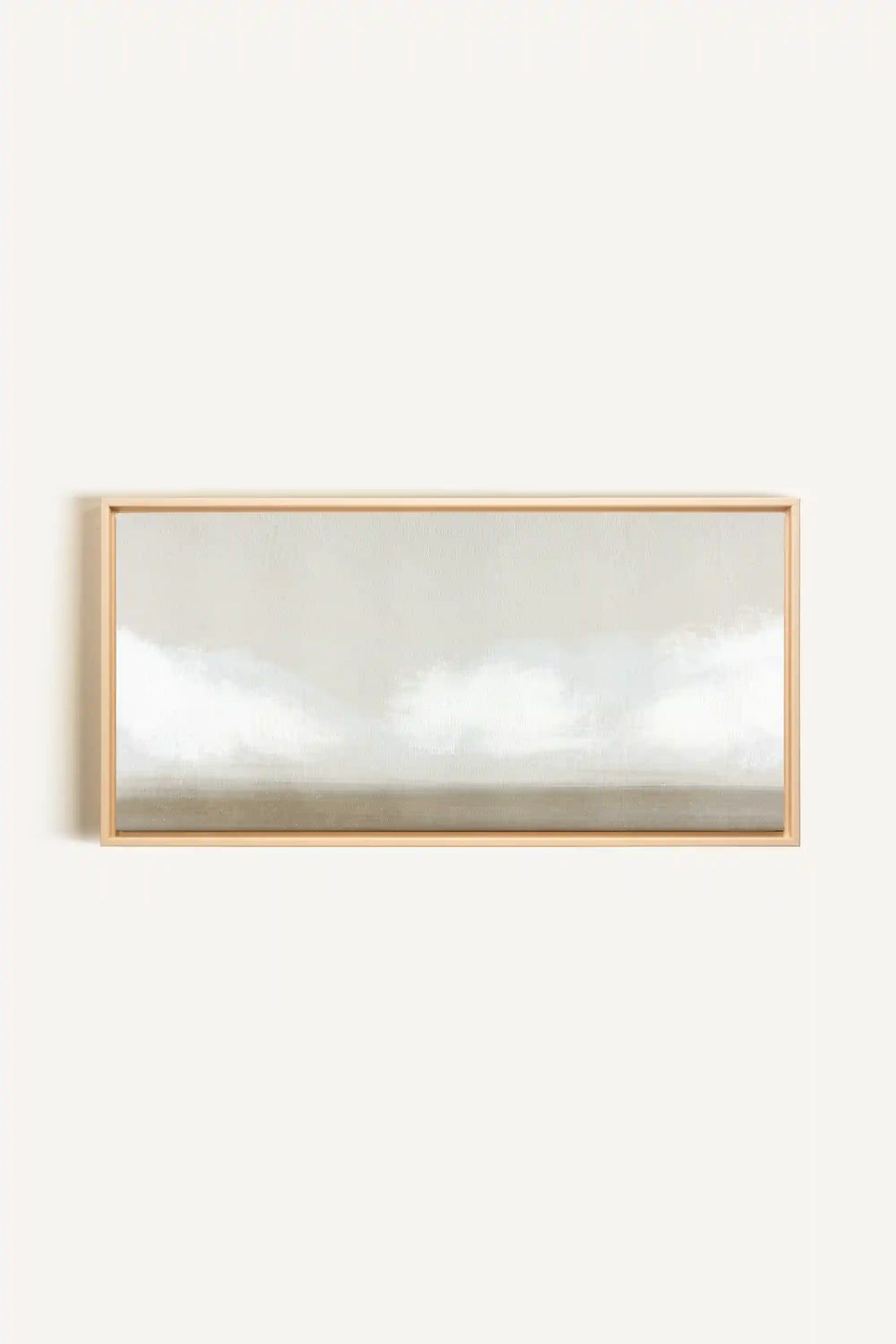 OPEN SKY, Oeuvre sur toile étirée, encadré Naturel Clair