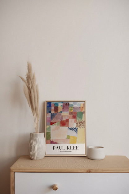 OLEKA CANVAS - PAUL KLEE II, Oeuvre sur toile étirée, encadré Naturel Clair