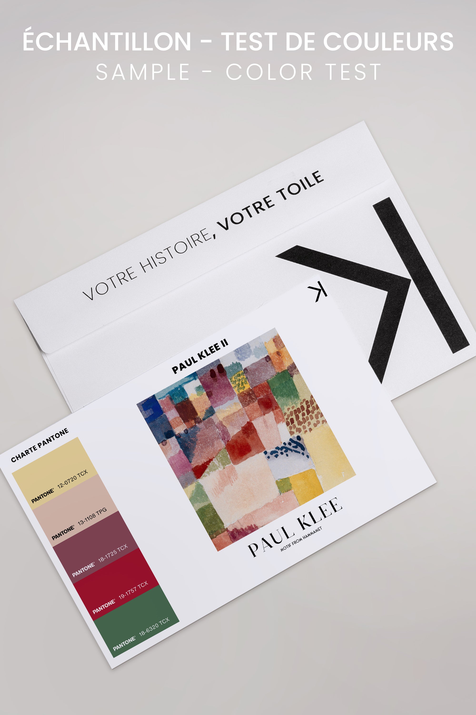 PAUL KLEE II, Artwork on stretched canvas, framed Natural Light