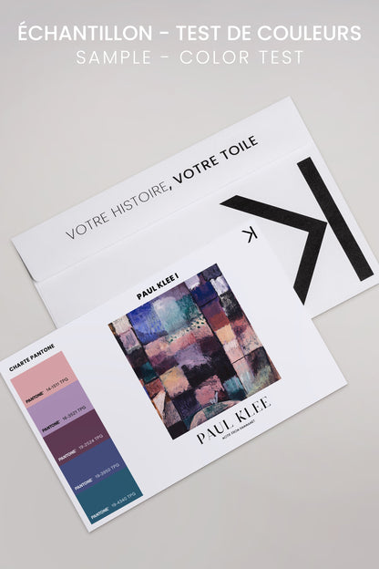 OLEKA CANVAS - PAUL KLEE I, Oeuvre sur toile étirée, encadré Noir