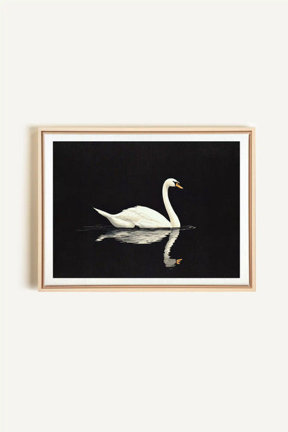 POÉSIE DU SILENCE, Artwork on stretched canvas, framed Natural Light