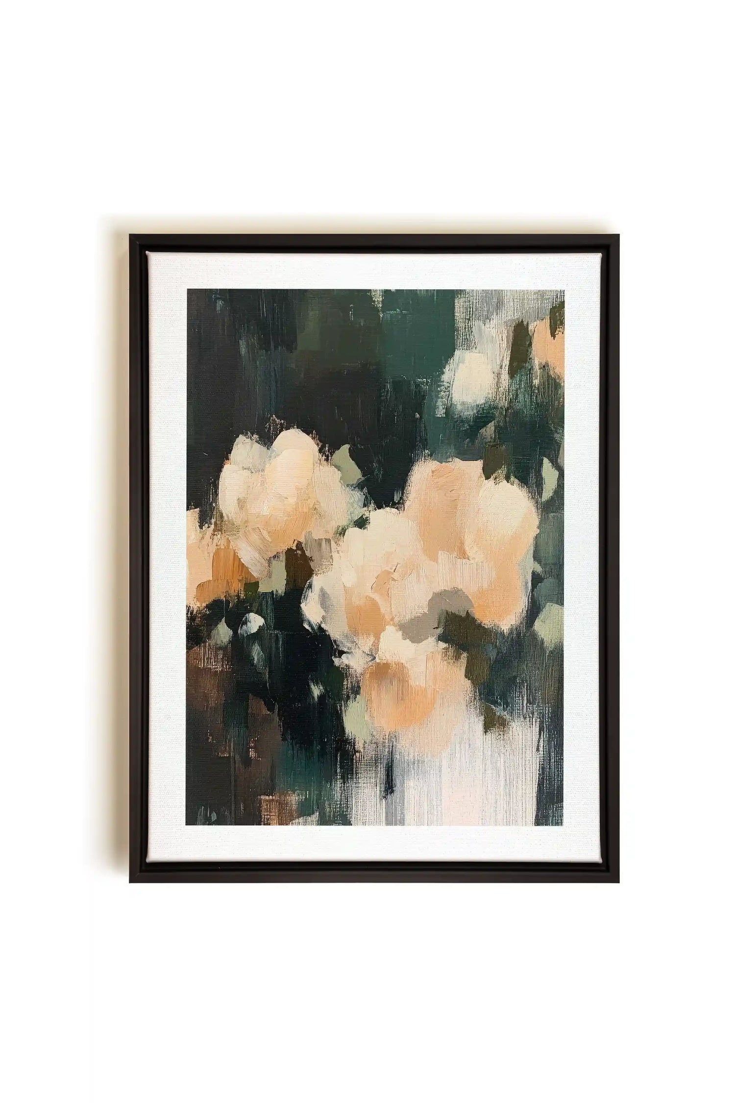 RÊVES PASTELS, Artwork on stretched canvas, framed in black