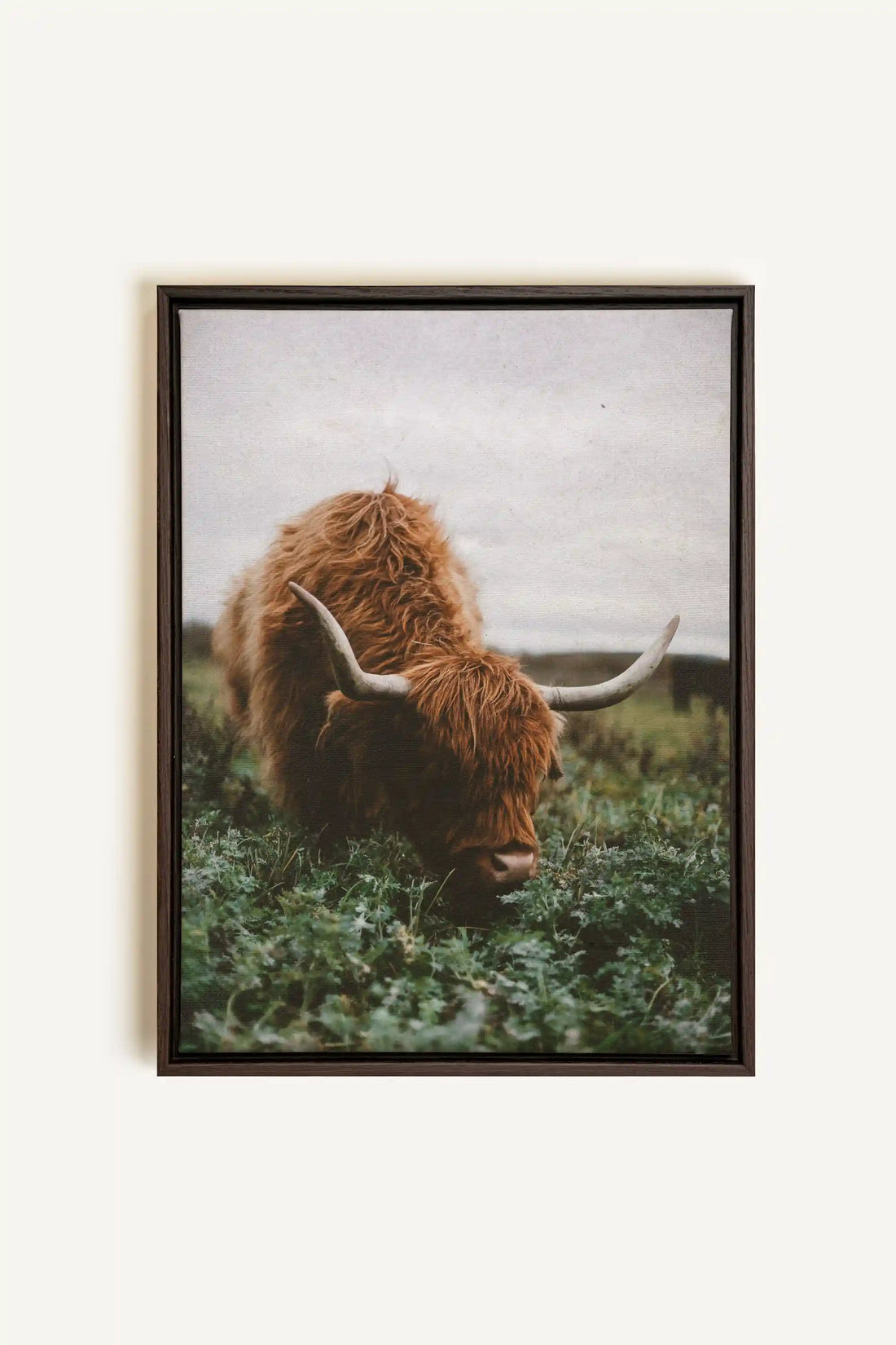 ROOTED SPIRIT, Artwork on stretched canvas, framed in Walnut Brown