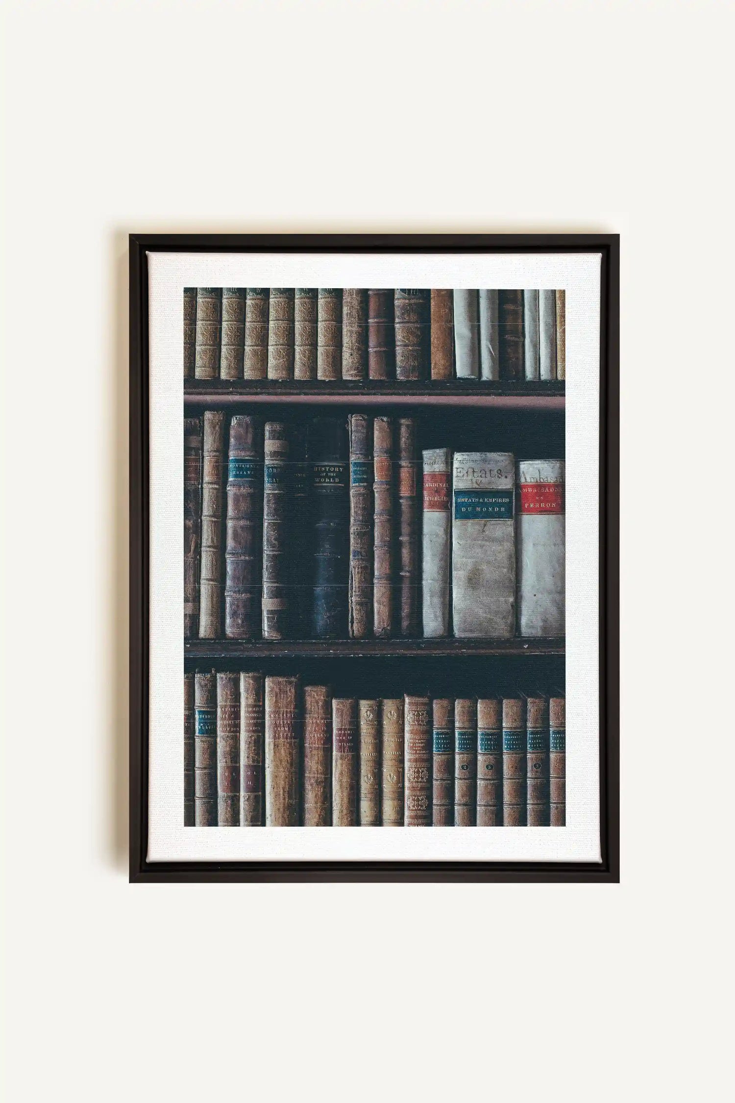 SAVOIR OCCULTE, Artwork on stretched canvas, framed in black