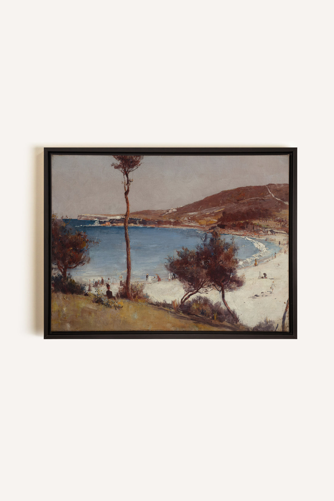 SEAFOAM MEMORIES, Artwork on stretched canvas, framed in black