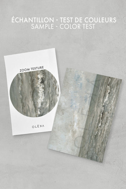 OLEKA CANVAS - SIGNATURE SEASCAPE, Oeuvre sur toile étirée, encadré Blanc