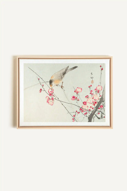 SONGBIRD, Oeuvre sur toile étirée, encadré Naturel Clair