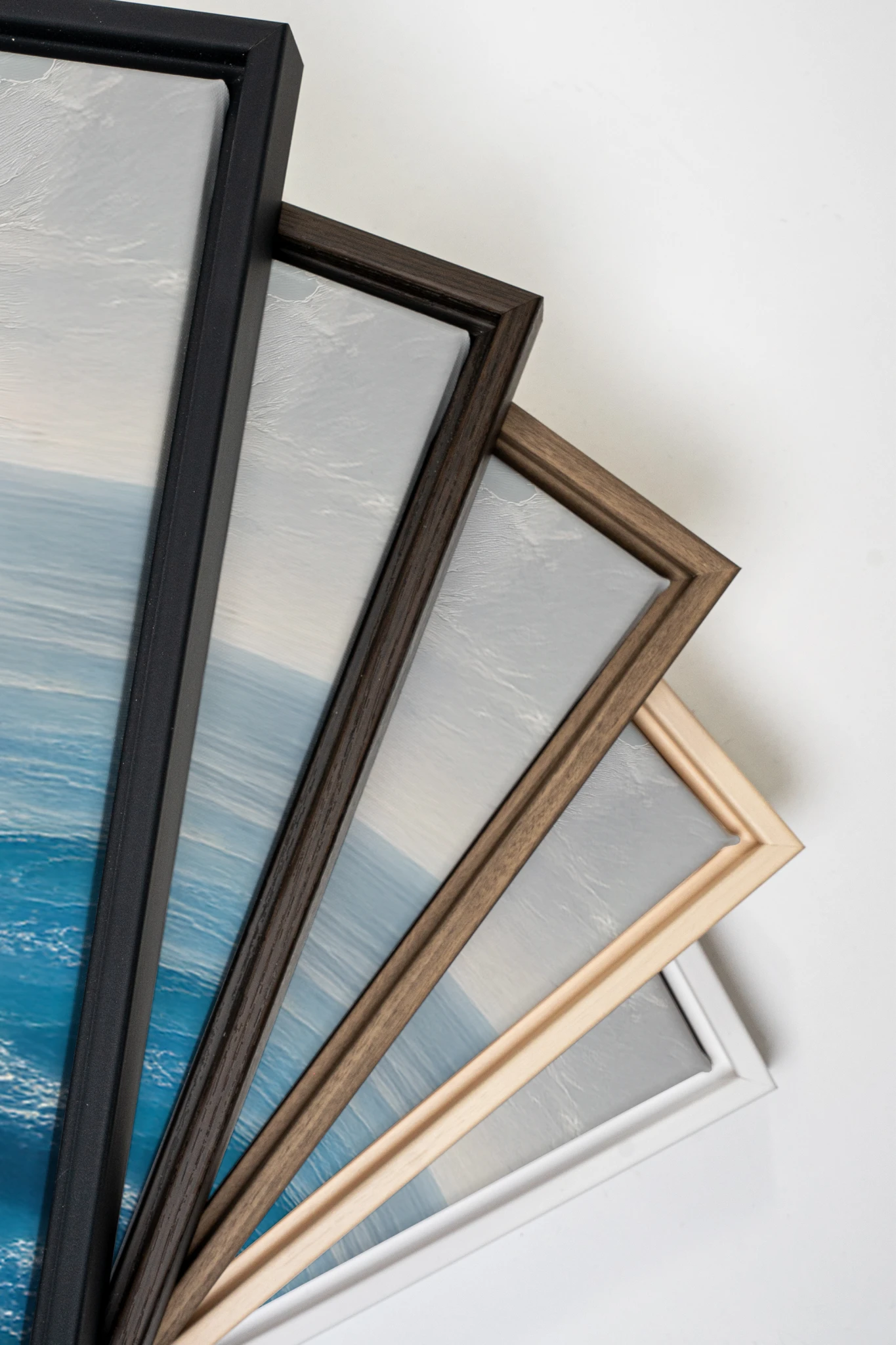 SALTWATER DREAM, Oeuvre sur toile étirée, encadré Naturel Clair