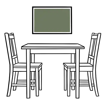 Table for 2 to 4 people