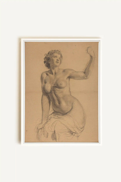 TIMELESS MUSE, Oeuvre sur toile étirée, encadré Blanc