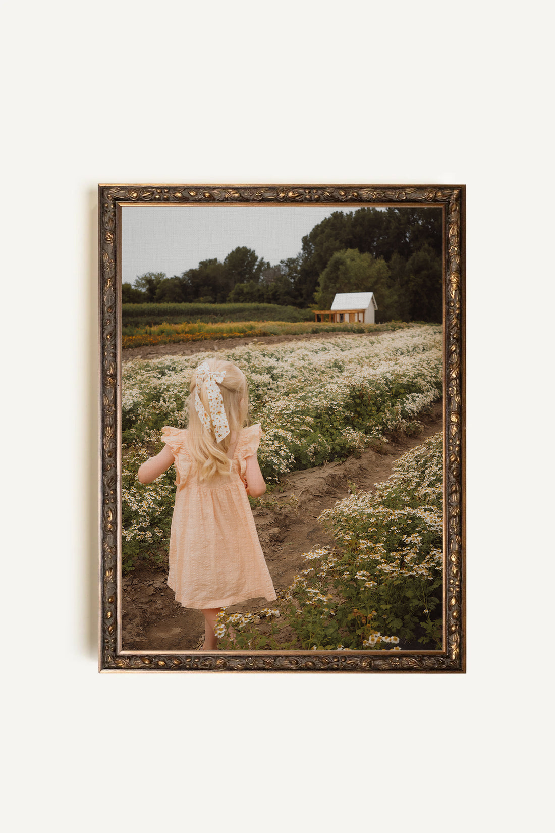 Toile vintage encadrée personnalisée